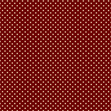 Kırmızı puantiyeli desen