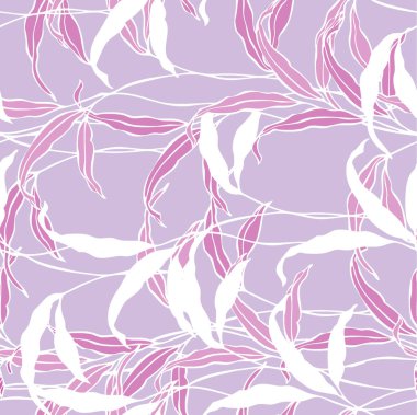 Dekoratif çiçeklerle kusursuz desen