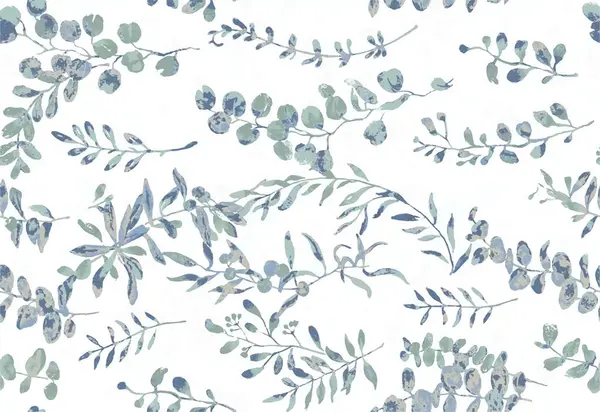 Çiçeksiz suluboya desen.