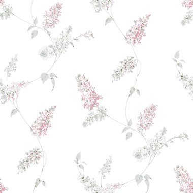 Kiraz çiçeğiyle kusursuz desen