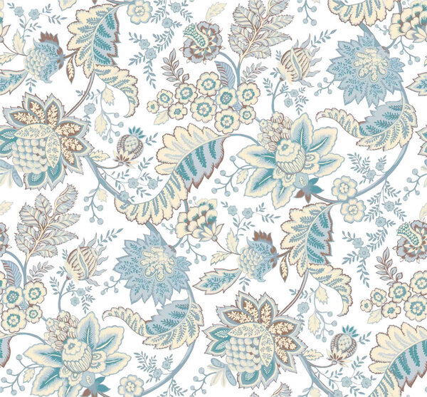 Акварель цветы и листья
