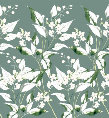 Çiçeklerle kusursuz desen