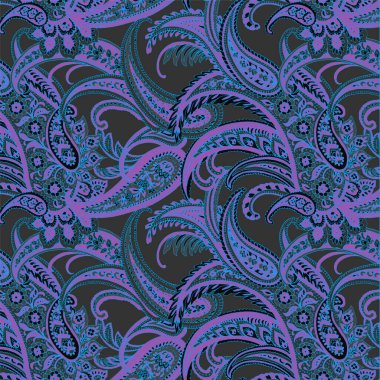 Çiçekli çiçek arkaplanı. Vektör. Kusursuz desen.