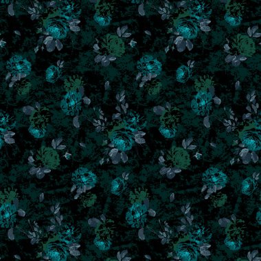 Çiçek desenli el çizimi. vektör.