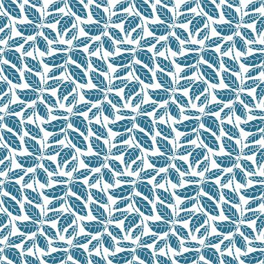 El çizimi pürüzsüz çiçek deseni