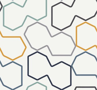 Geometrik şekilli kusursuz desen vektör çizimi