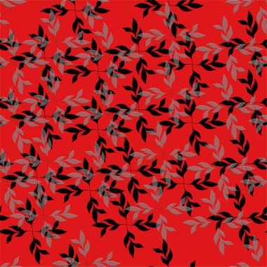 Dekoratif çiçeklerle kusursuz desen