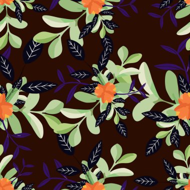 vektörsüz çiçek deseni arkaplanı