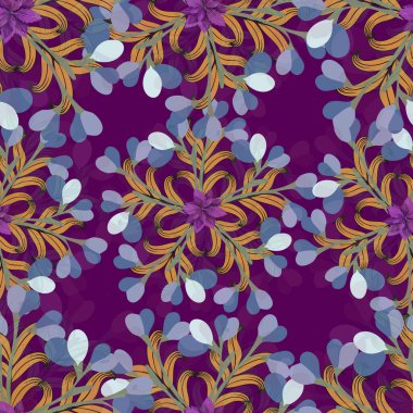 vektörsüz çiçek deseni