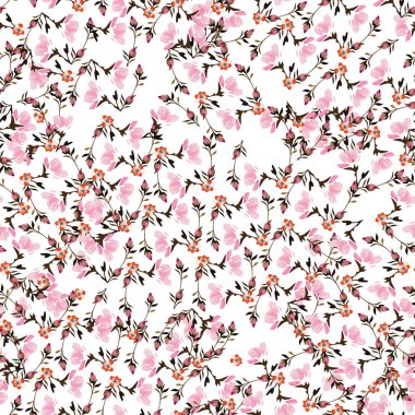 Çiçeklerin vektör arkaplanı