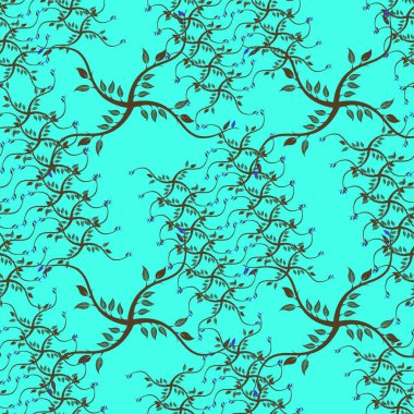 Söğüt dalları ile kusursuz desen