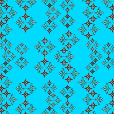 Etnik model. soyut kaleydoskop kumaş tasarımı.