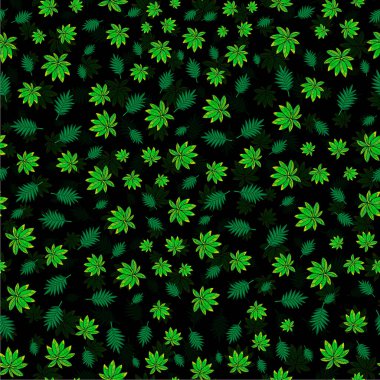 Noel ağacının yeşil yaprakları. vektör illüstrasyonu.