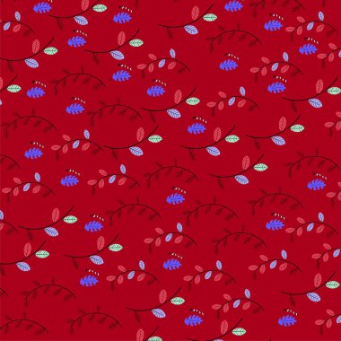 Kırmızı meyveler ile Seamless Modeli