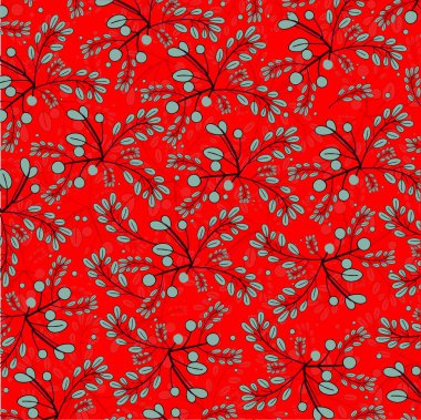 Çiçek süsüsüyle kusursuz soyut desen