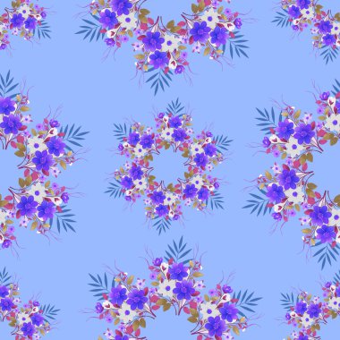 Çiçeksiz suluboya desen