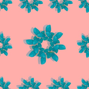 Dairesel yaprak deseni süslemesiName