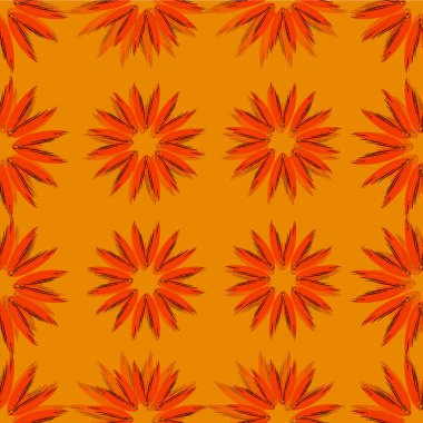 Dairesel yaprak deseni süslemesiName