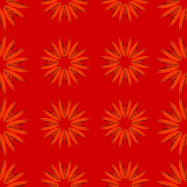 Dairesel yaprak deseni süslemesiName