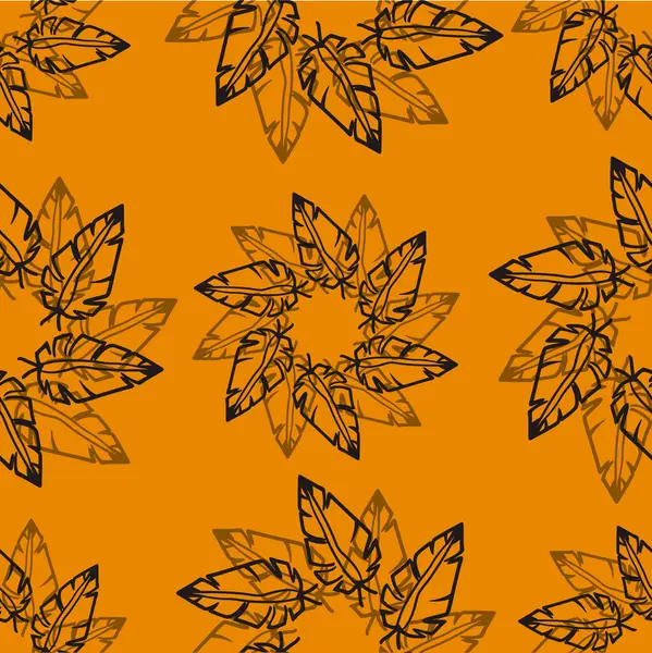 Dairesel yaprak deseni süslemesiName