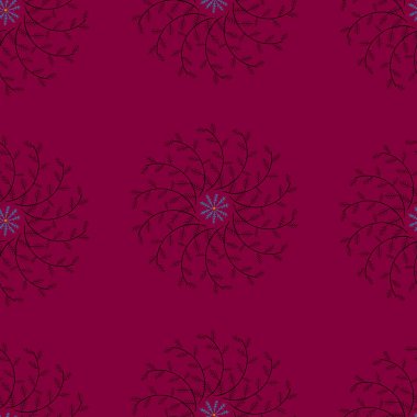 Çiçeklerle kusursuz desen