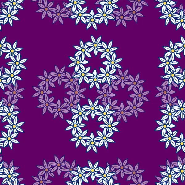 Çiçeksiz arka plan vektör deseni.