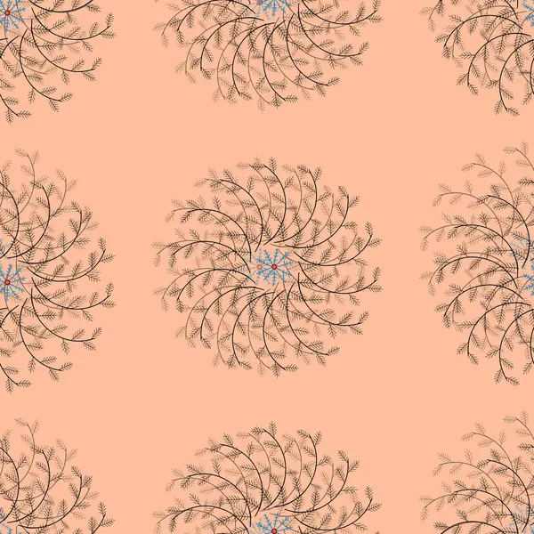 Çiçekli çiçek desenli bir vektör. Çiçek arkaplanı.