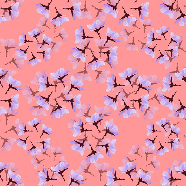 vektör çiçekli sorunsuz arka plan