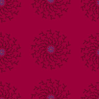 Dairesel yaprak deseni süslemesiName