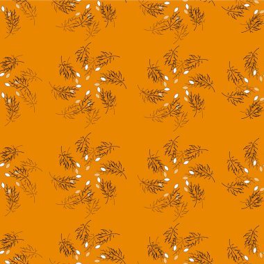 Dairesel yaprak deseni süslemesiName