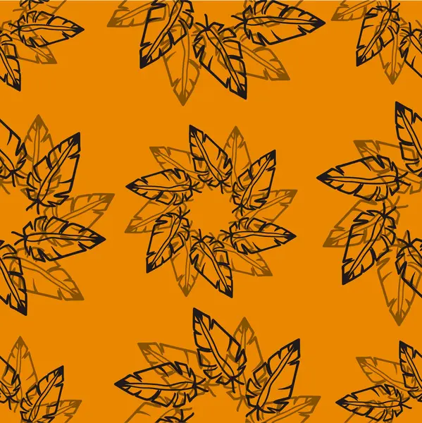 Dairesel yaprak deseni süslemesiName