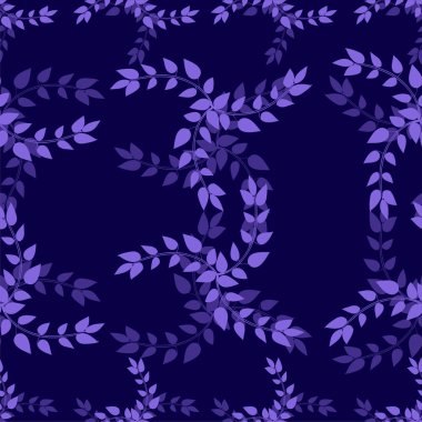 Yaprakların soyut deseni