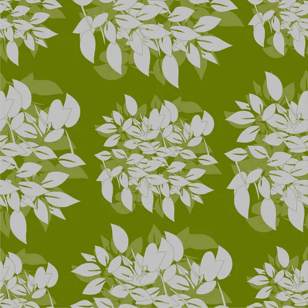 Soyut çiçeklerin kusursuz deseni