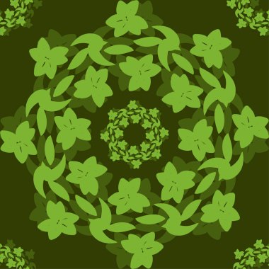 Çiçeklerle soyut arkaplan