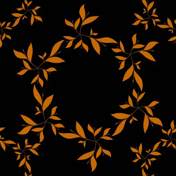 dikişsiz sonbahar deseni ve suluboya el çizimi elementleri.