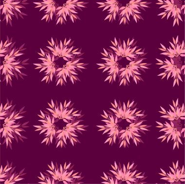 Çiçeklerle kusursuz desen