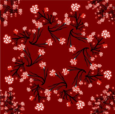 Vektör Dikişsiz desen, grafik illüstrasyon