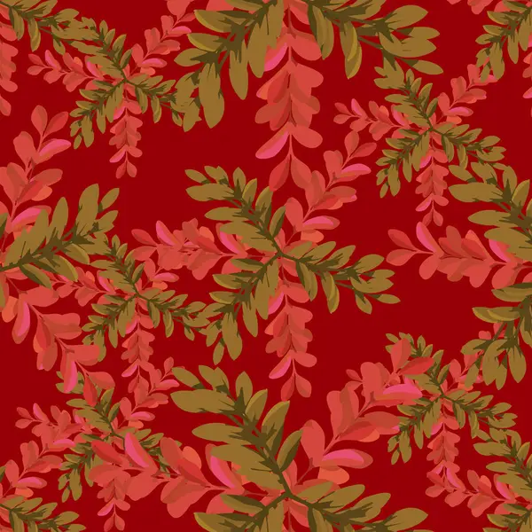 Kırmızı noktalı kusursuz desen