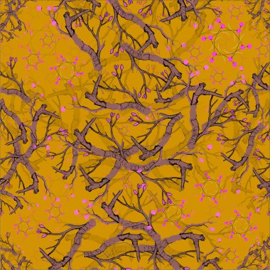 Çiçeklerin pürüzsüz deseni suluboya. Klasik çiçek desenleri. çiçek arkaplanı.