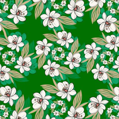 Tasarım, tekstil tasarımı, duvar kağıdı, kumaş, tekstil tasarımı, web tasarımı, baskı için vektörsüz desen.