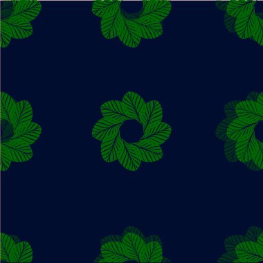 Kusursuz çiçek deseni, vektör çizimi