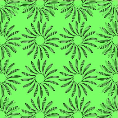 Kusursuz desen. Soyut çiçek arkaplanı, kusursuz desen. vektör illüstrasyonu