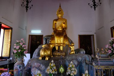 Buda heykeli wat pho Tapınağı, bangkok, Tayland