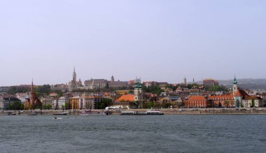Eski kasabanın tarihi manzarası Hungary Avrupa 'nın güzel yeridir.