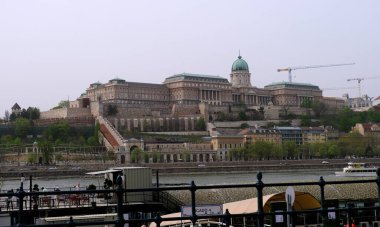 Budapeşte, hungary. Kraliyet Kalesi 'nin Budapeşte manzarası Hungary Avrupa' nın en güzel yeri.