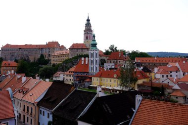 Eski şehir Cesky Krumlov, Çek Cumhuriyeti 'nin güney bohem bölgesinde bir kasabadır.