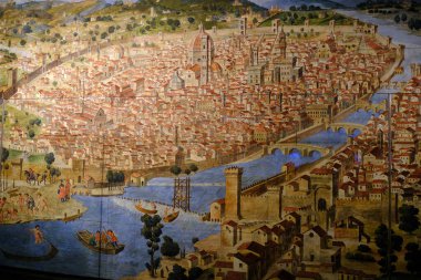 Floransa, Toskana, İtalya Floransa, Şehir, Firenze vilayetinin ve Toscana Uffizi sanat heykelinin başkenti