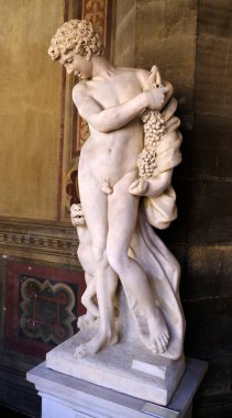 Floransa Sarayı 'nda heykel, şehir, Firenze Eyaleti' nin başkenti ve Toscana Uffizi Sanat Heykeli