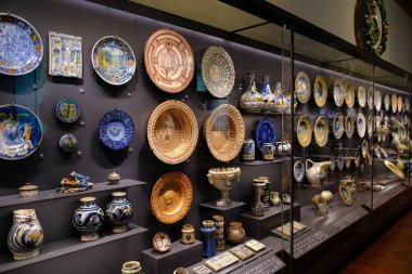 Eski kasabanın müzesi Floransa, şehir, Firenze vilayetinin başkenti ve Toscana Uffizi sanat heykeli.