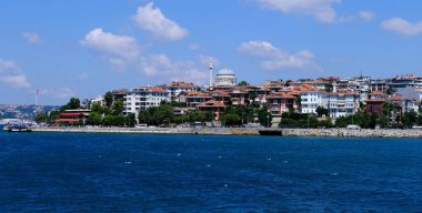 Denizden İstanbul 'un güzel panoramik manzarası